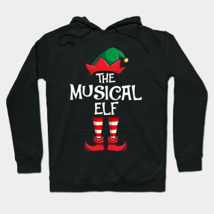 Musical Elf Matching Family Christmas Music Hoodie